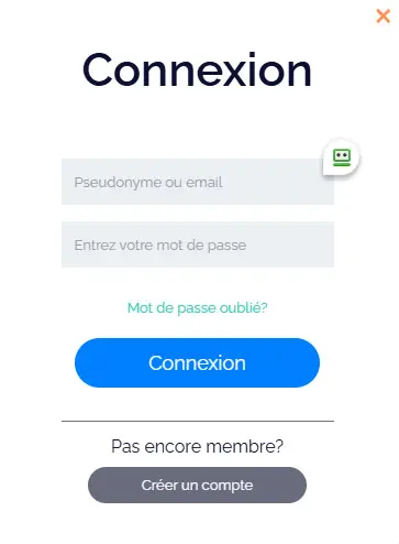Connexion des membres du VERSAILLES CASINO