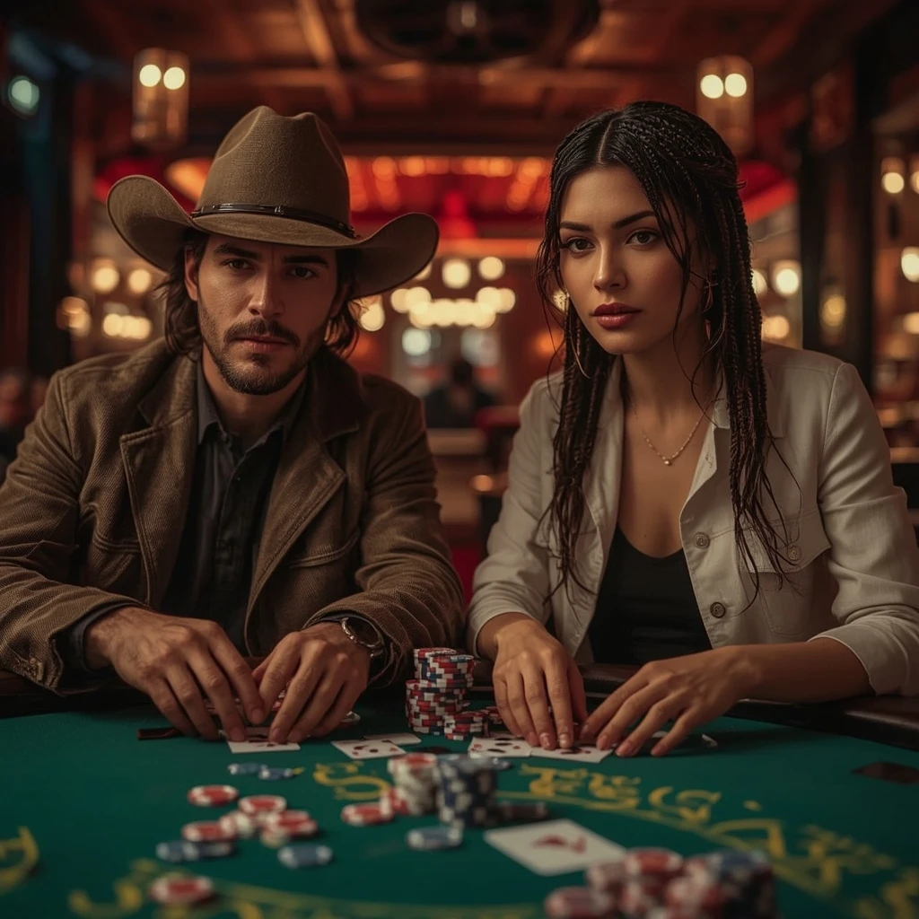 photo de deux joueurs de poker VERSAILLES CASINO