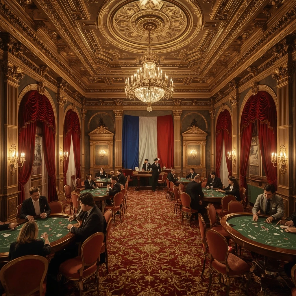 Le casino et le drapeau français VERSAILLES CASINO